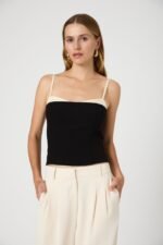 Azra Twill Corset Strappy Top - Image 4